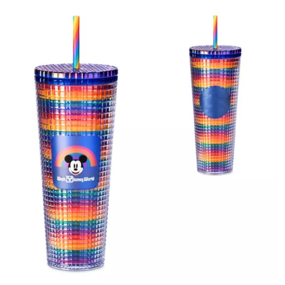 Disney Pride Collection Starbucks® Tumbler with Straw – Blue Mickey Mouse - Picture 3 of 6